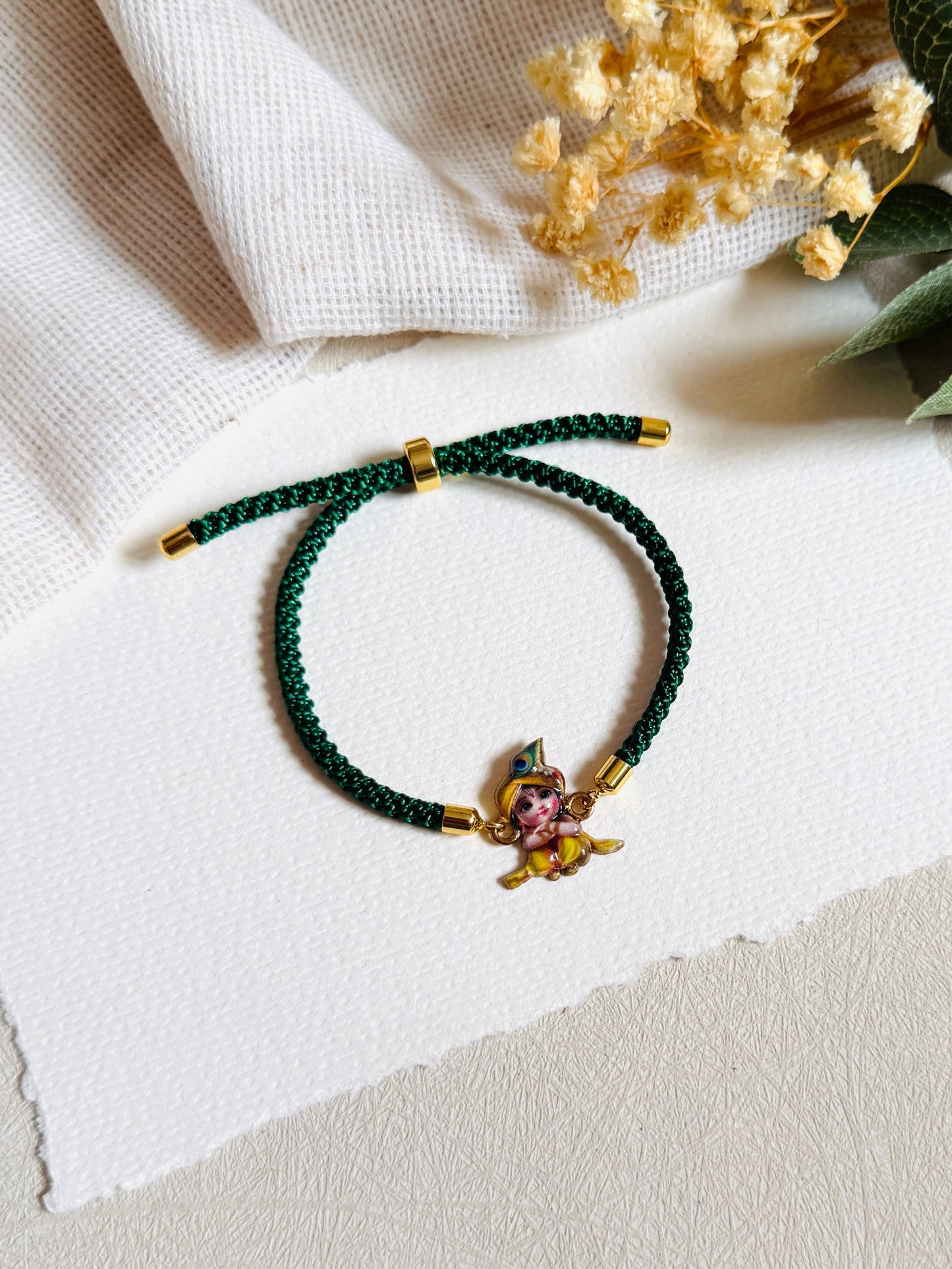 Shree Krishna Kids Bracelet Rakhi