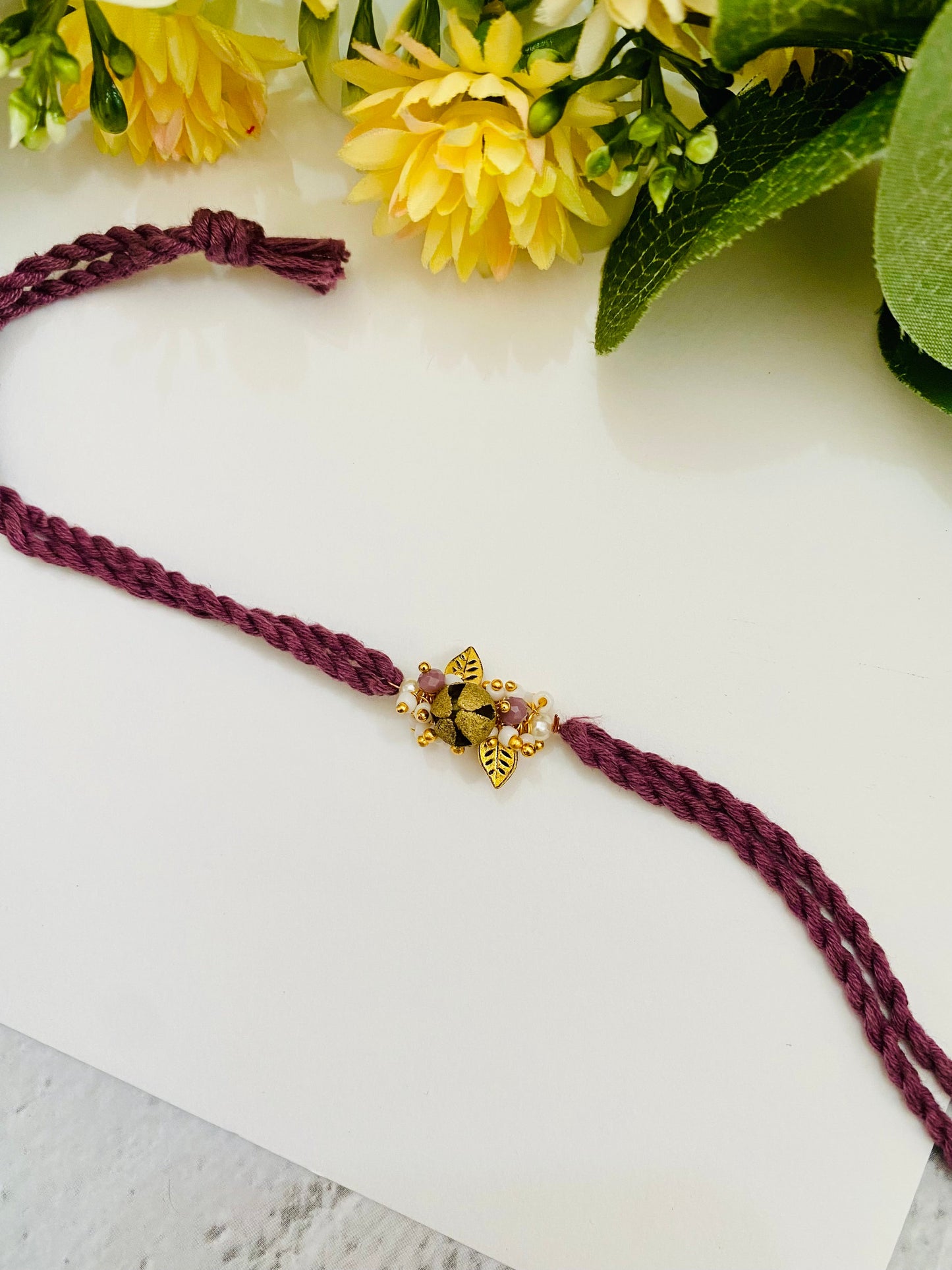 Ghungharoo handmade bhabhi rakhi