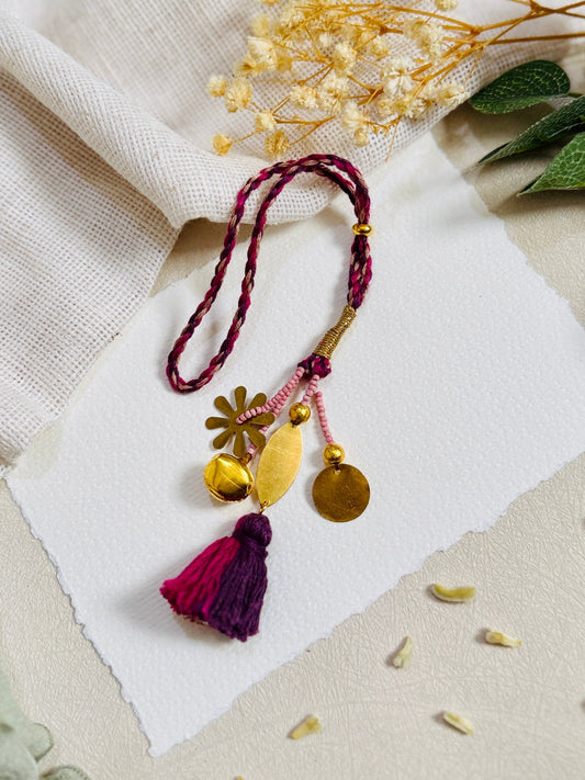 Metal Charms Lumba Bhabhi Rakhi