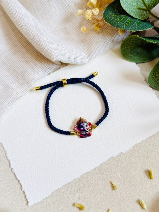 Shree Ganesha Kids Bracelet Rakhi