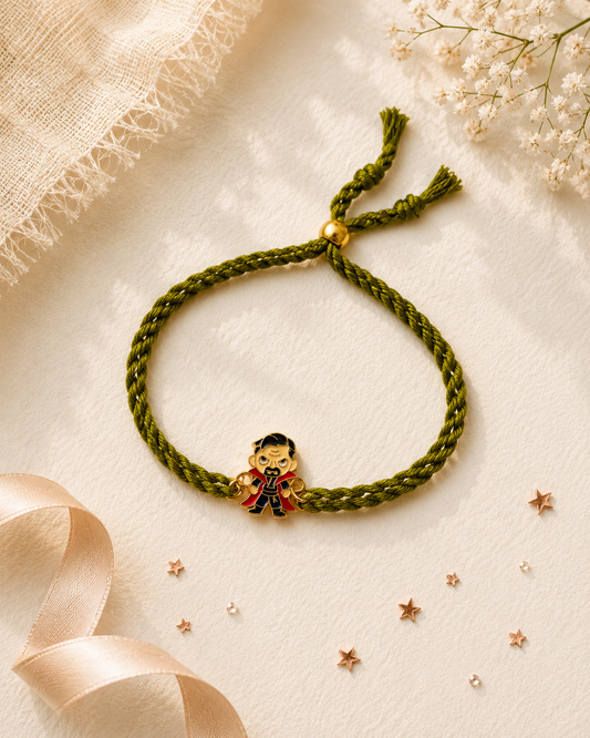 Doctor Strange Golden Kids Bracelet Rakhi