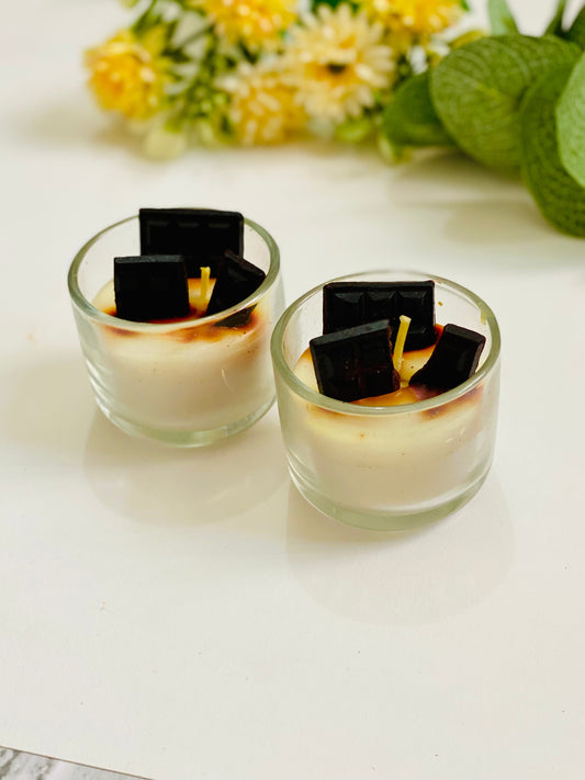 Choco Delight Candle (Pack Of 2) | Raksha Bandhan Gift