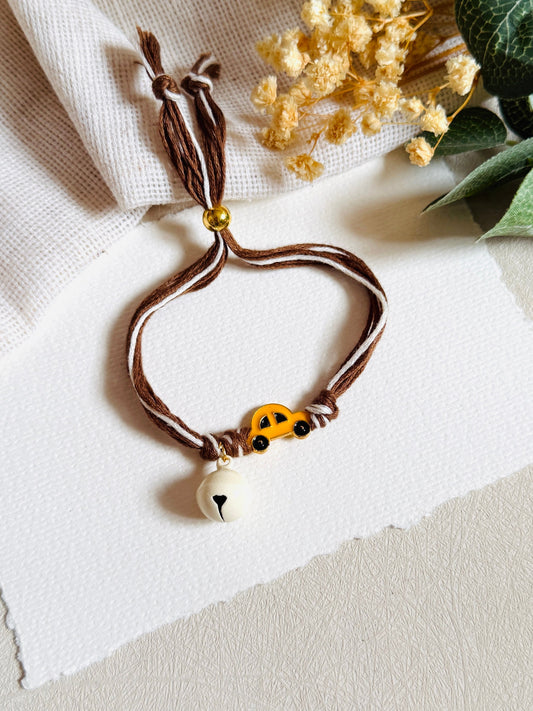 Car Bell Kids Bracelet Rakhi