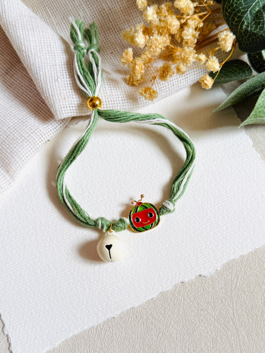 Cocomelon Bell Kids Bracelet Rakhi