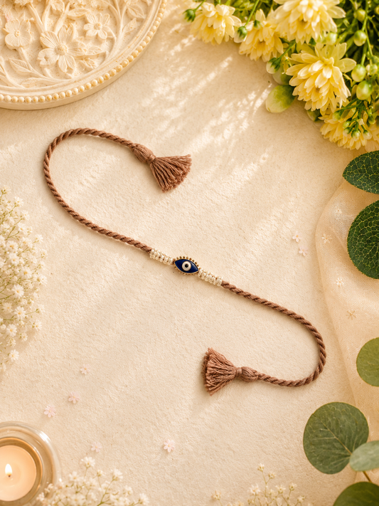 Handmade Evil Eye Bhai Rakhi