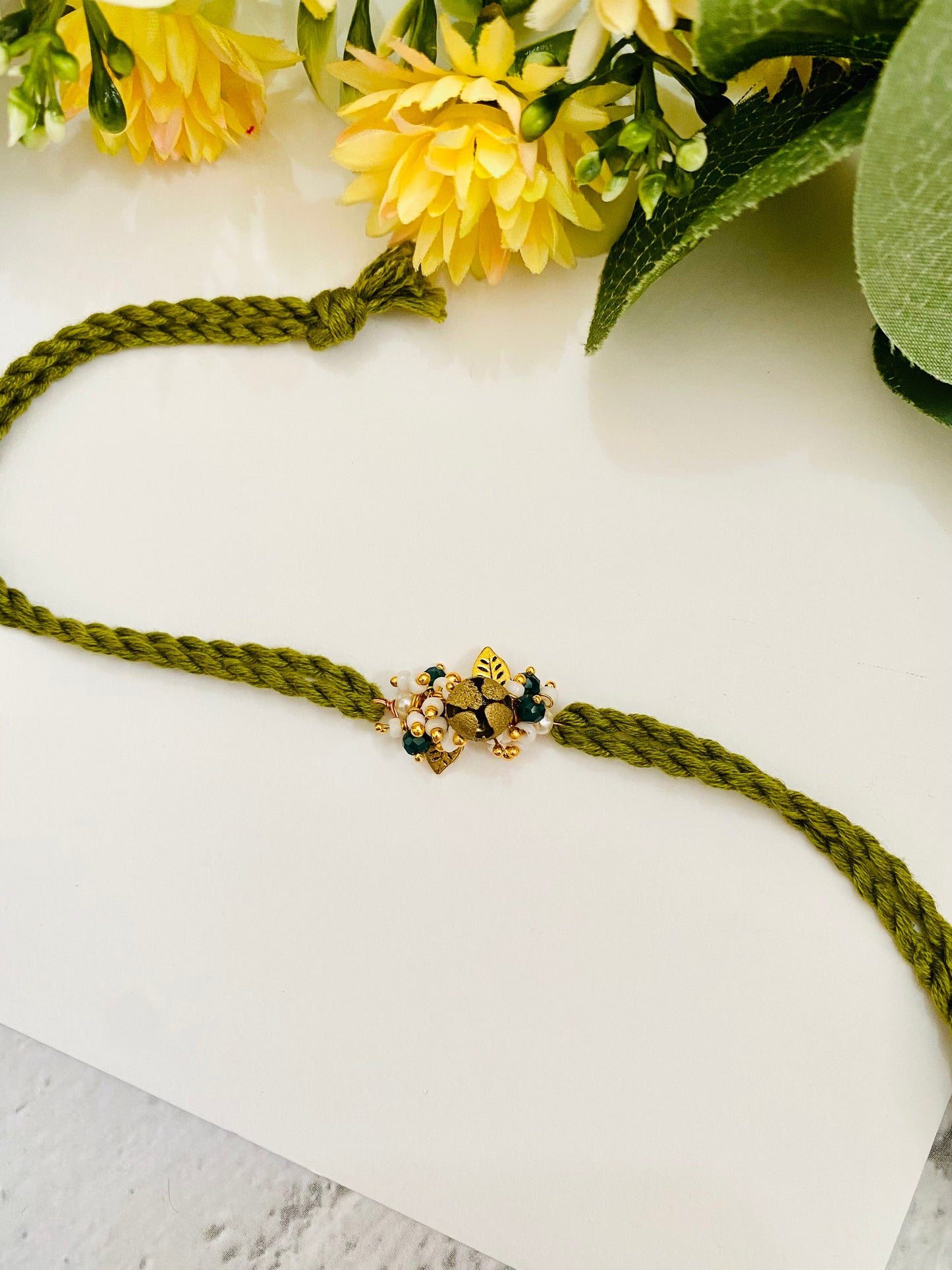 Ghungharoo handmade bhabhi rakhi