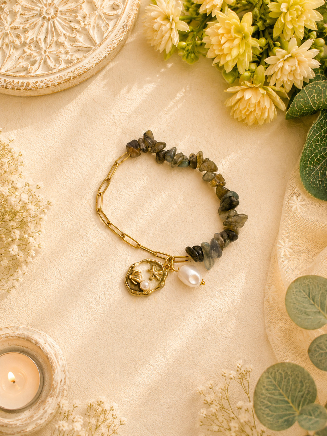 Heritage Stone Bracelet Bhabhi Rakhi